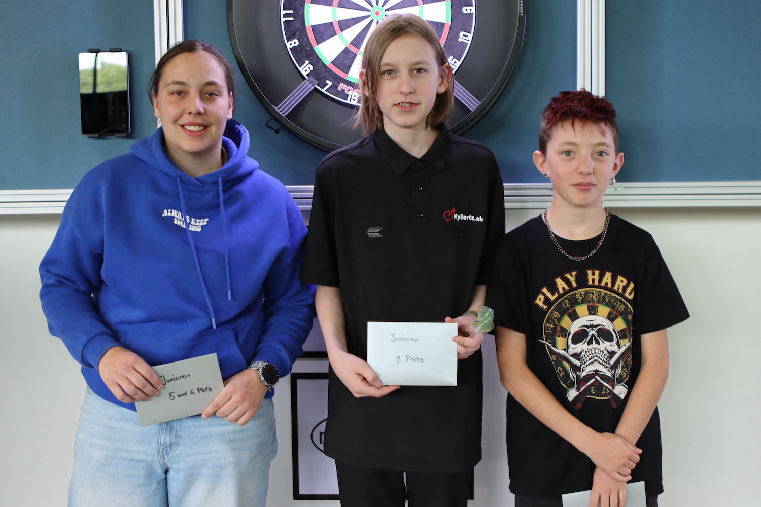 Brugg Open 2025 - Jugend: Melanie Wellinger, Mael Bachmann und Linus Gross